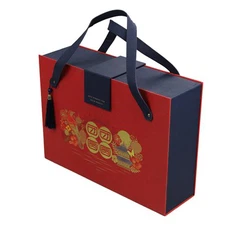 Luxus Mooncake ajándékdoboz fogantyúval